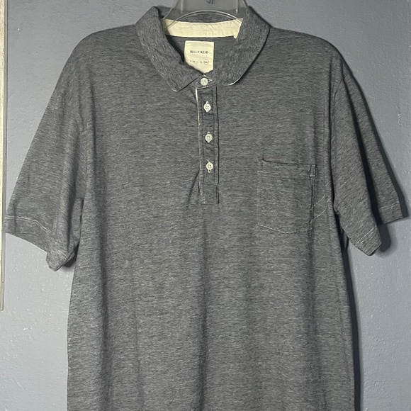 Billy Reid Polo Pocket Collared Dress Shirt Men’s XXL 100% Cotton Luxury Casual - Picture 1 of 6